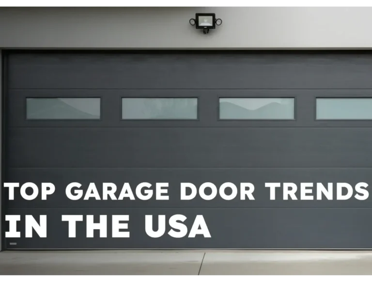 Top Garage Door Trends in the USA: Modern Styles & Features