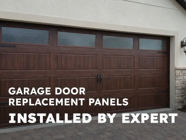 Garage Door Replacement Panels Installed by Experts