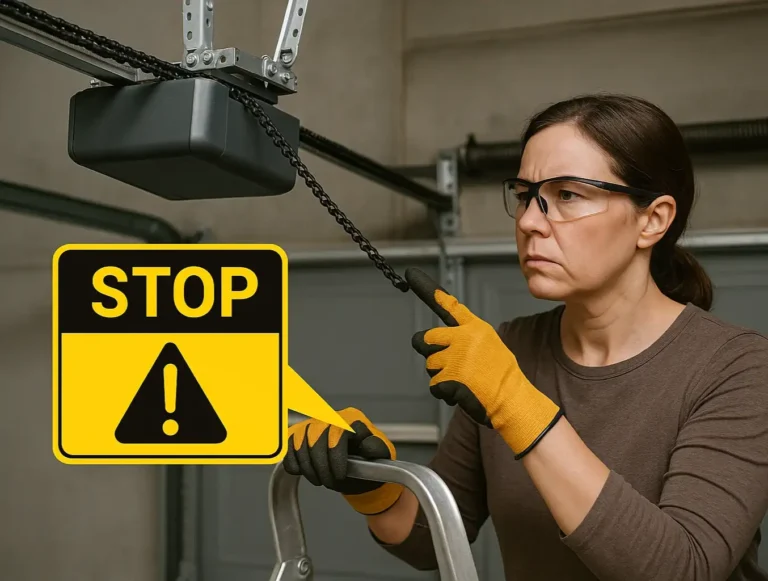 Essential Safety Precautions for Working on Garage Door Opener Chains