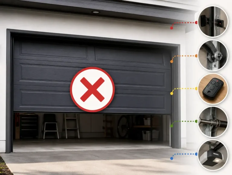 5 Reasons Why Your Garage Door Won’t Close