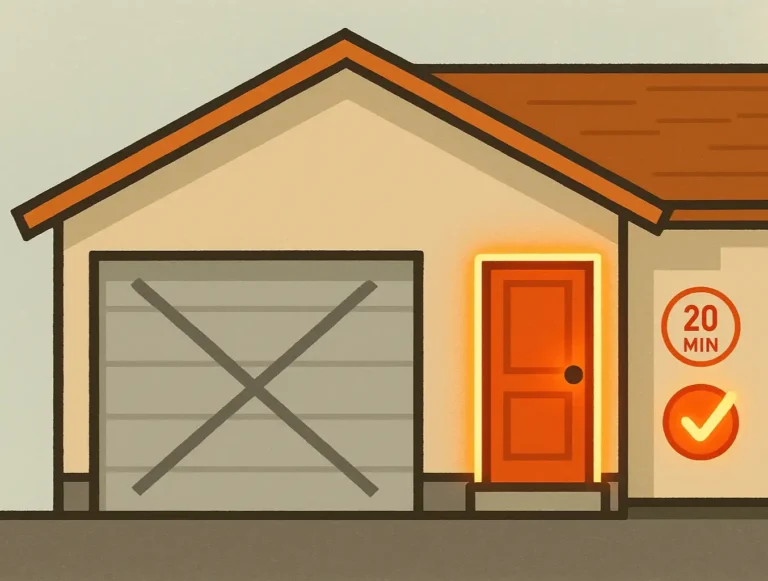 Fire-Rated Garage Doors: The Homeowner’s Guide to Safety And Code Compliance